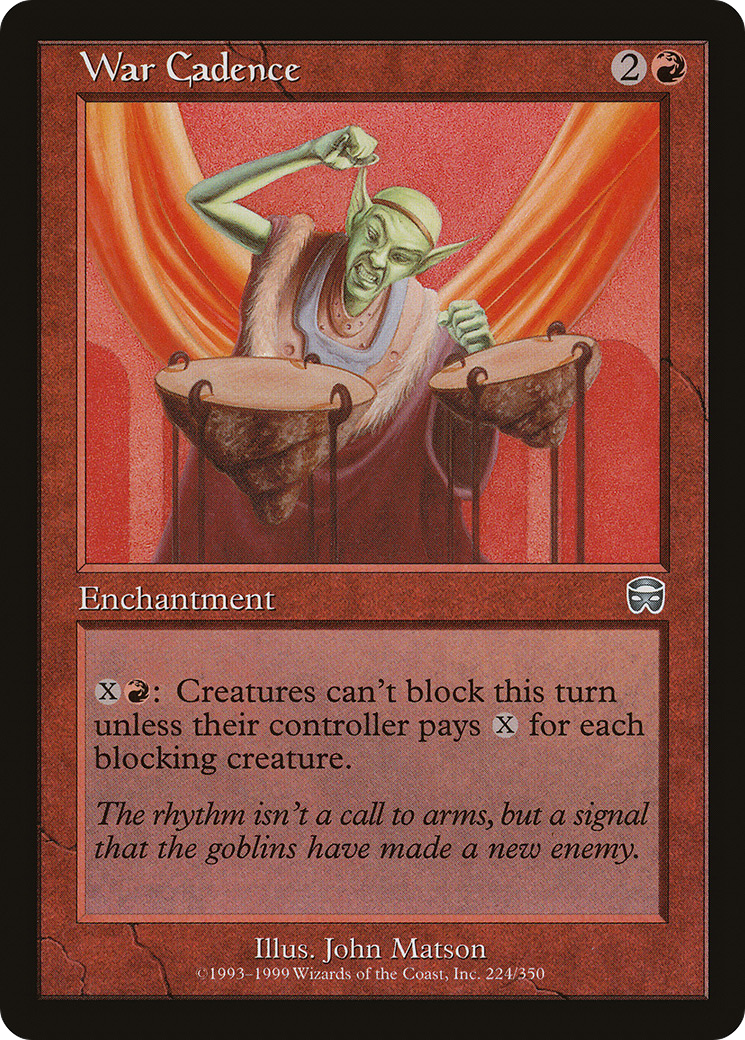 War Cadence (MMQ-224) - uncommon - Foil