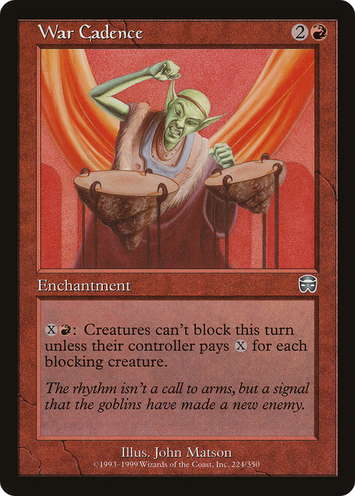 War Cadence (MMQ-224) - uncommon - Foil
