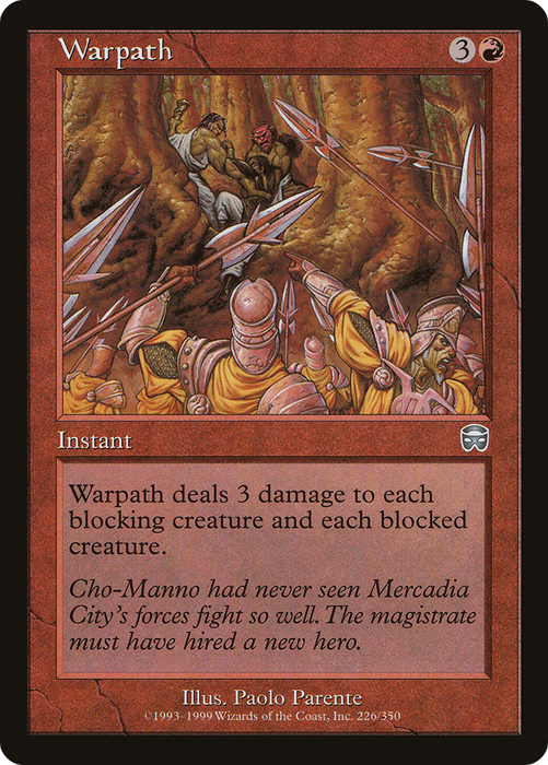 Warpath (MMQ-226) - uncommon - Foil