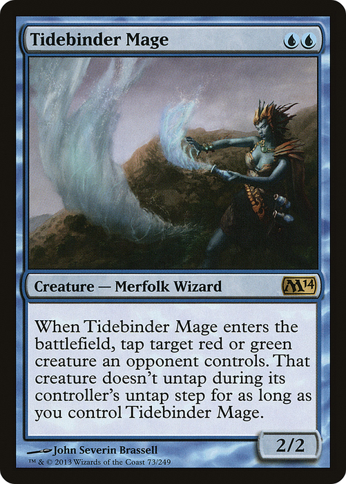 Tidebinder Mage (M14-073) - rare - Foil