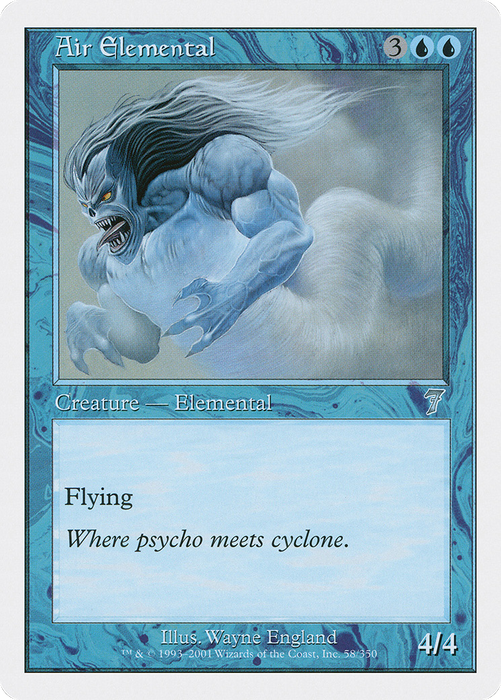 Air Elemental (7ED-058) - uncommon