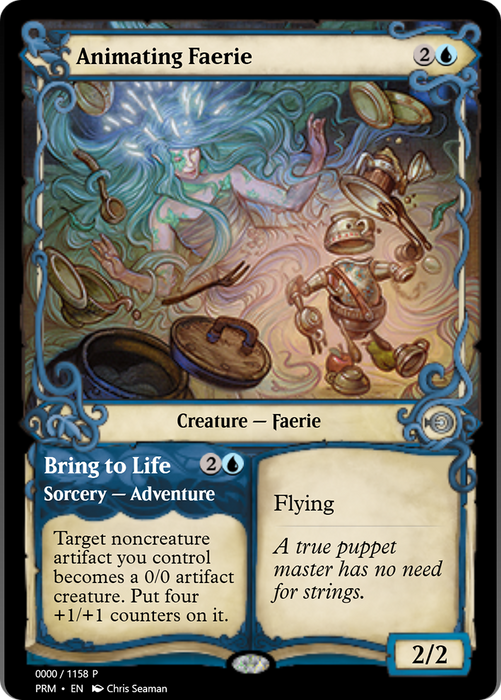 Animating Faerie // Bring to Life (PRM-78746) - uncommon - Foil