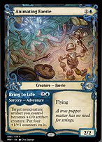Animating Faerie // Bring to Life (PRM-78746) - uncommon - Foil
