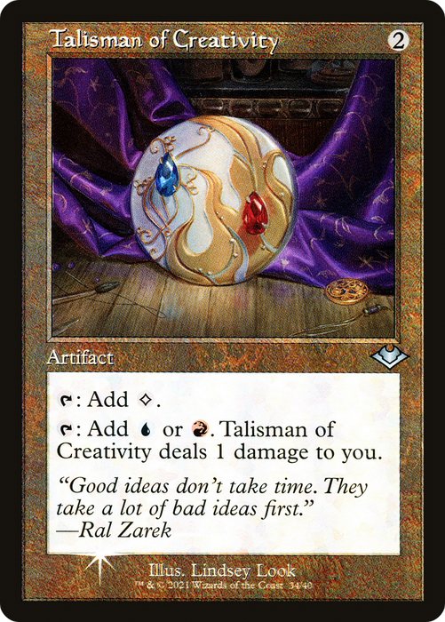 Talisman of Creativity (MH1-034) - uncommon - Foil