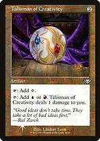 Talisman of Creativity (MH1-034) - uncommon - Etched Foil