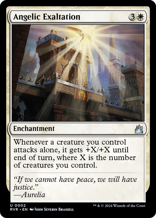 Angelic Exaltation (RVR-002) - uncommon - Foil