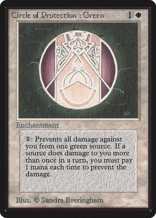 Circle of Protection: Green (LEB-012) - common