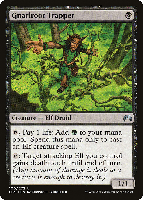 Gnarlroot Trapper (ORI-100) - uncommon - Foil