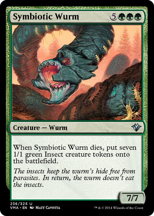 Symbiotic Wurm (VMA-236) - uncommon - Foil