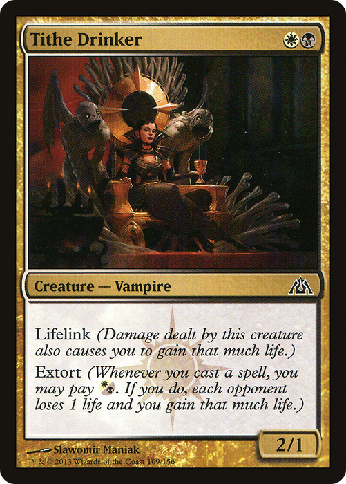 Tithe Drinker (DGM-109) - common - Foil