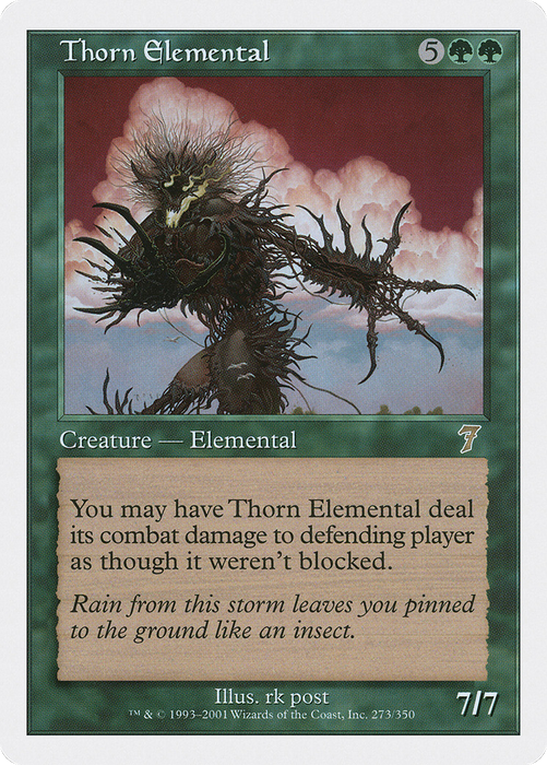 Thorn Elemental (7ED-273) - rare