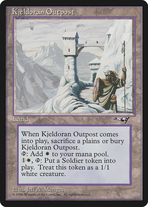 Kjeldoran Outpost (ALL-139) - rare