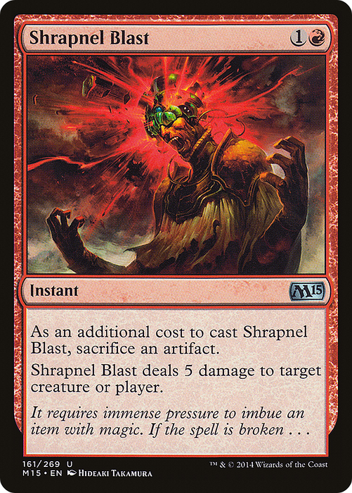 Shrapnel Blast (M15-161) - uncommon