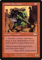 Goblin Clearcutter (LGN-096) - uncommon - Foil