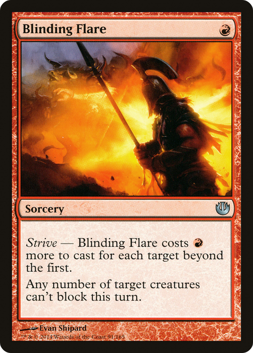 Blinding Flare (JOU-091) - uncommon - Foil