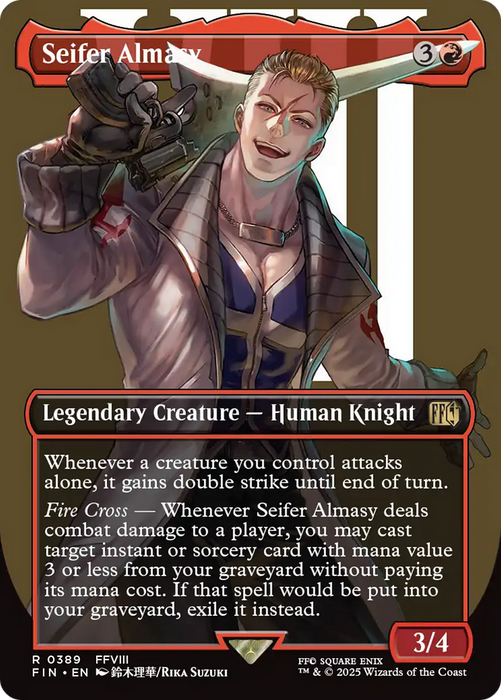 Seifer Almasy (Borderless) (FIN-389) - rare - Foil