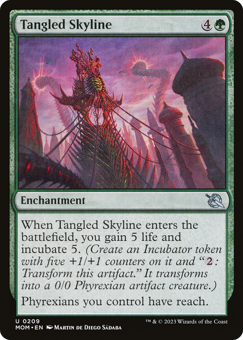 Tangled Skyline (MOM-209) - uncommon - Foil
