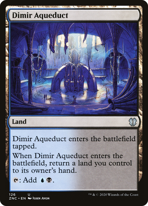 Dimir Aqueduct (ZNC-126) - uncommon