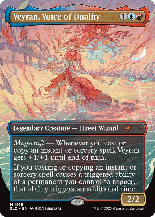 Veyran, Voice of Duality (SLD-1915) - mythic (Borderless) - Foil
