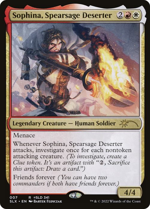 Sophina, Spearsage Deserter (SLX-007) - rare