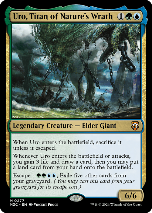 Uro, Titan of Nature's Wrath (M3C-277) - mythic - Foil