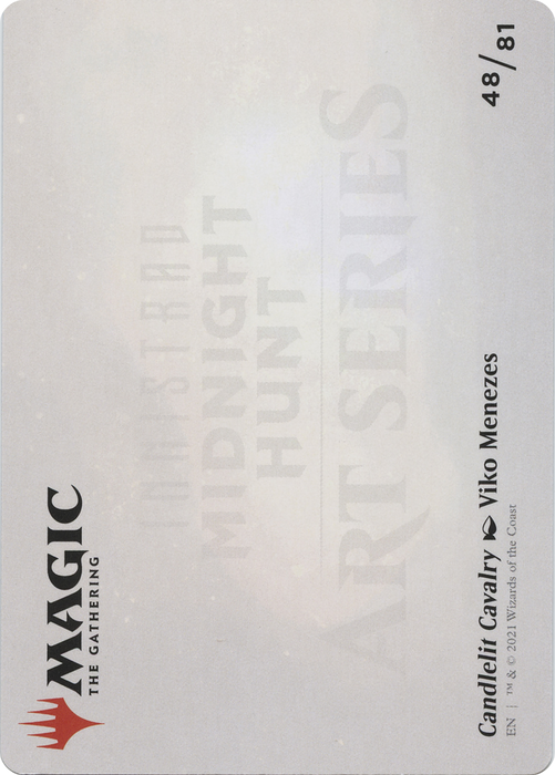 Candlelit Cavalry // Candlelit Cavalry (AMID-048) - common (Borderless) - Foil