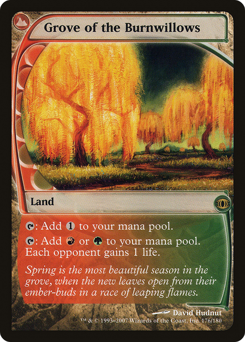 Grove of the Burnwillows (FUT-176) - rare - Foil