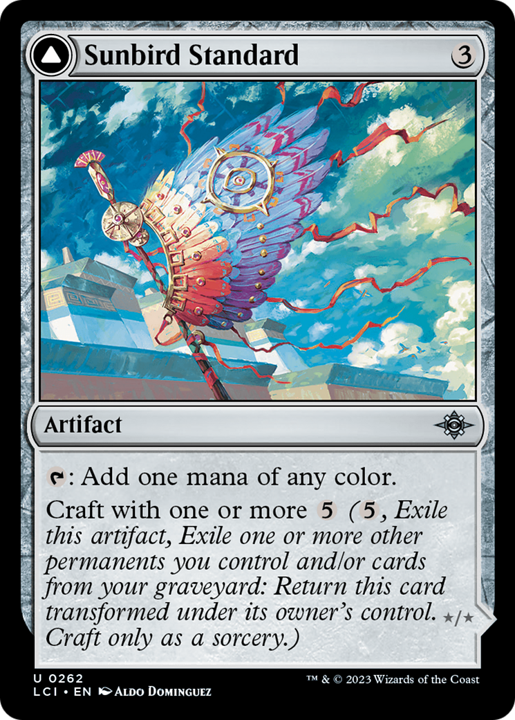 Sunbird Standard // Sunbird Effigy (LCI-262) - uncommon - Foil