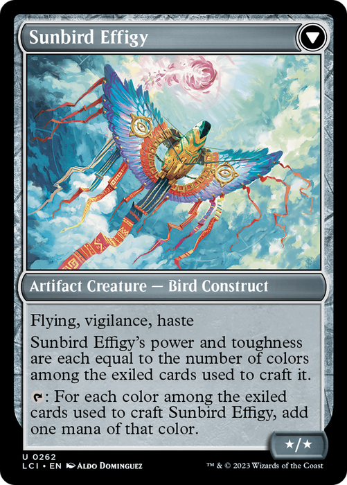 Sunbird Standard // Sunbird Effigy (LCI-262) - uncommon - Foil