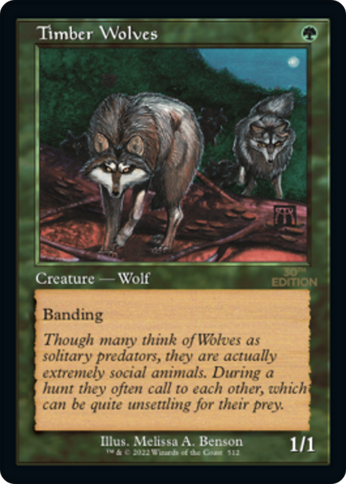 Timber Wolves (30A-512) - rare