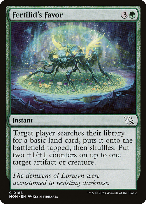 Fertilid's Favor (MOM-186) - common - Foil