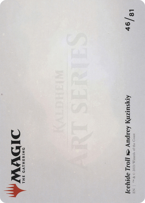 Icehide Troll // Icehide Troll (AKHM-046) - common (Borderless)