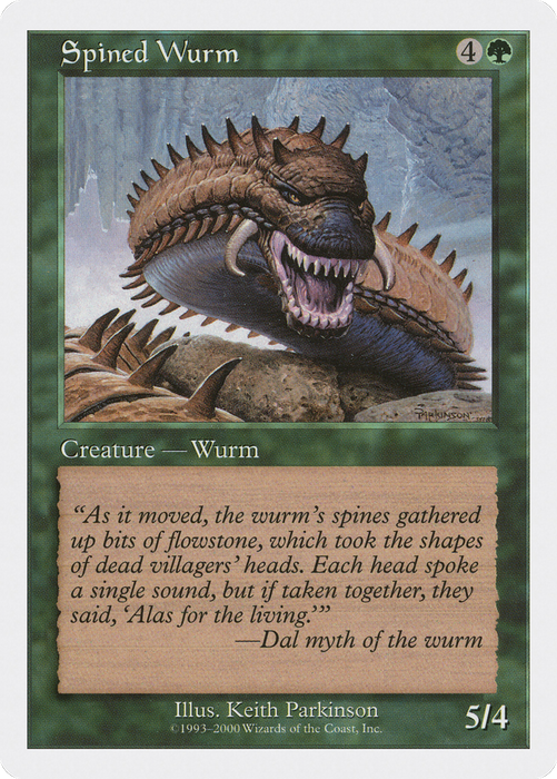 Spined Wurm (MEDIA-2001-1) - common
