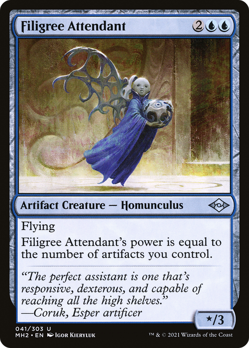Filigree Attendant (MH2-041) - uncommon - Foil
