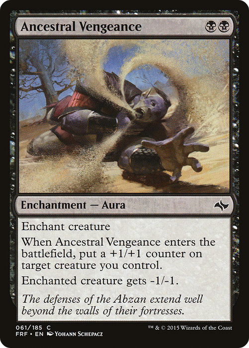 Ancestral Vengeance (FRF-061) - common - Foil