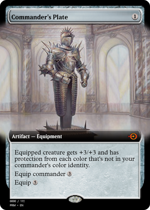 Commander's Plate (PRM-85988) - mythic - Foil