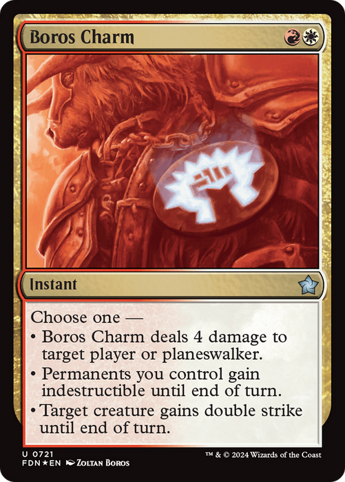 Boros Charm (FDN-721) - uncommon - Foil