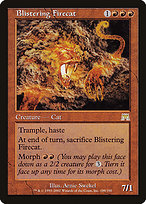 Blistering Firecat (ONS-189) - rare - Foil