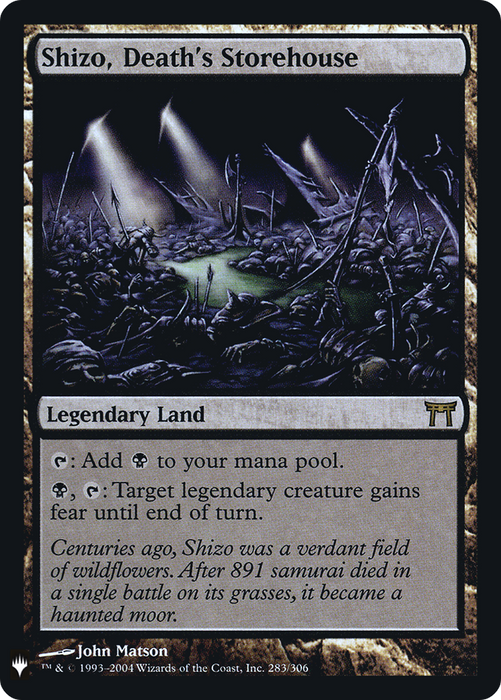 Shizo, Death's Storehouse (LIST-CHK-283) - rare - Foil
