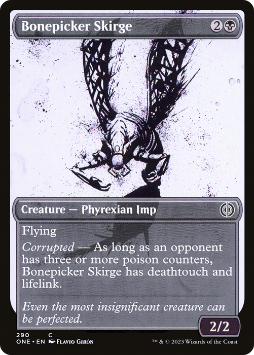Bonepicker Skirge (ONE-290) - common: (Showcase) - Foil