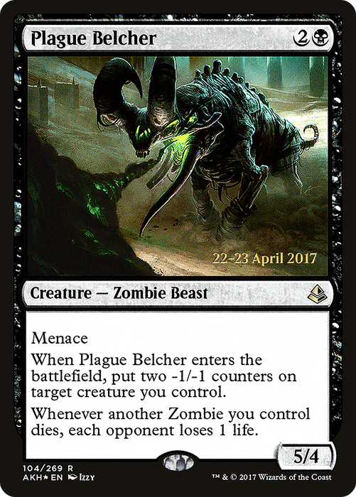 Plague Belcher (PRE-104S) - rare - Foil