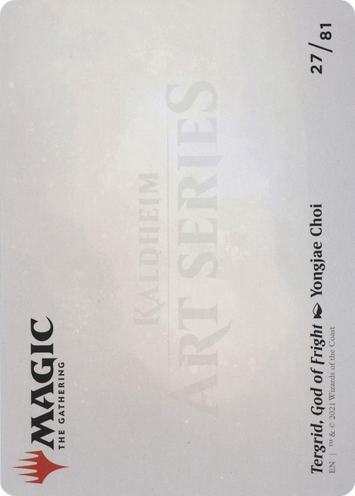 Tergrid, God of Fright // Tergrid, God of Fright (AKHM-027) - common (Borderless)