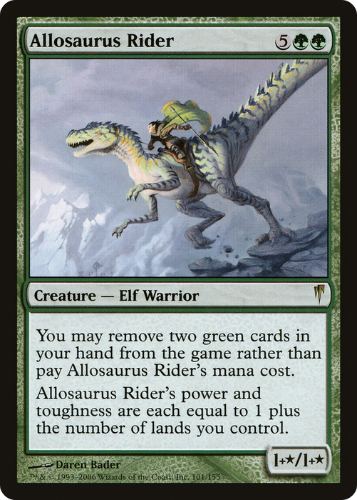 Allosaurus Rider (CSP-101) - rare - Foil