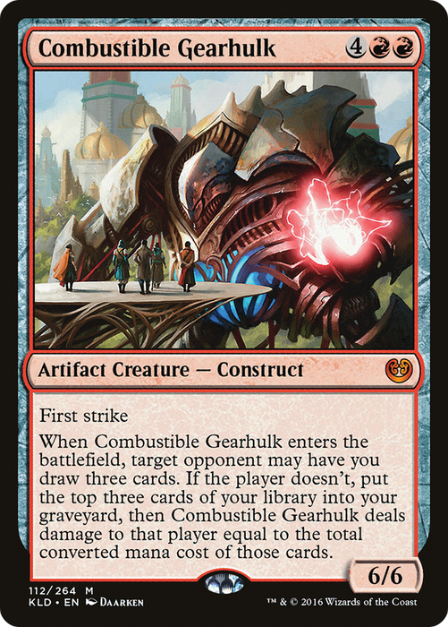 Combustible Gearhulk (KLD-112) - mythic - Foil
