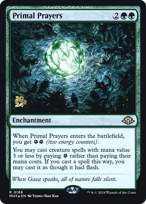 Primal Prayers (PRE-166S) - rare - Foil