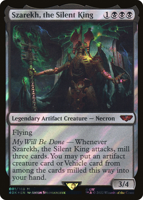 Szarekh, the Silent King (40K-001) - mythic - Foil
