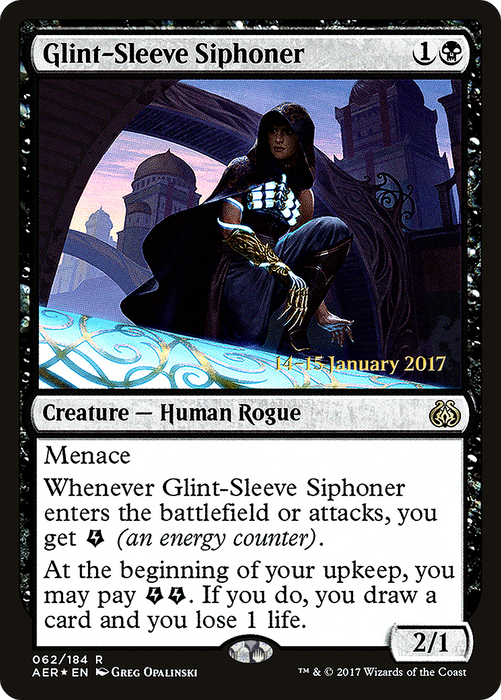 Glint-Sleeve Siphoner (PRE-62S) - rare - Foil