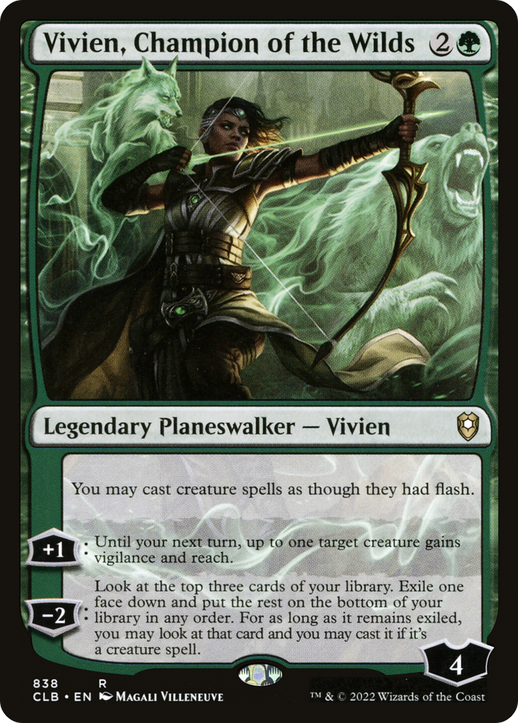 Vivien, Champion of the Wilds (CLB-838) - rare