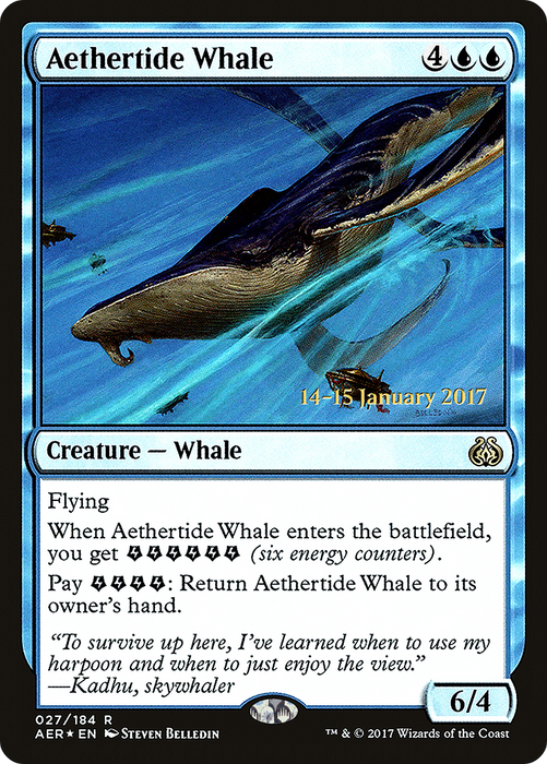 Aethertide Whale (PRE-27S) - rare - Foil