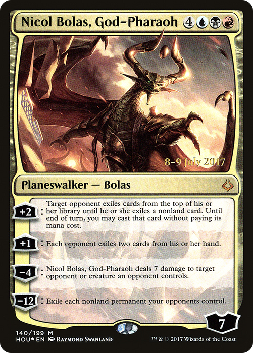 Nicol Bolas, God-Pharaoh (PRE-140S) - mythic - Foil